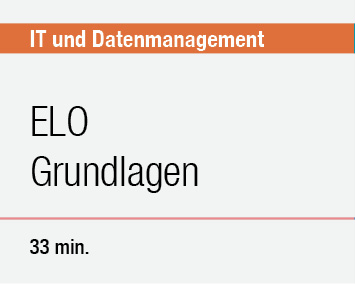 ELO Grundlagenschulung