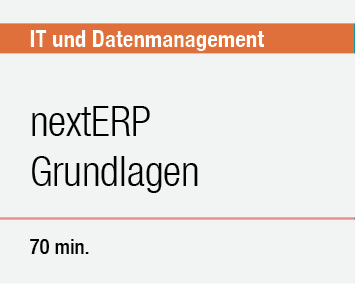 nextERP – Grundlagen